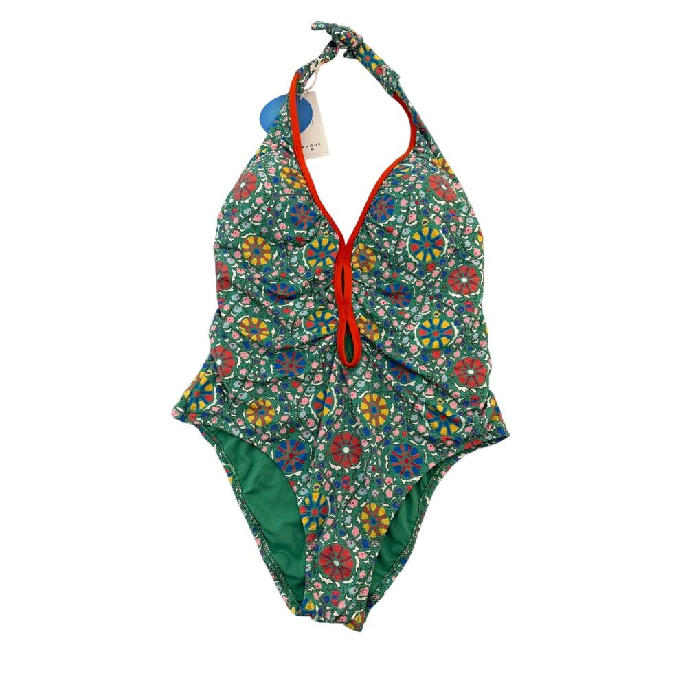 RHODE Women's Zinnia Floral Print Medium Coverage One Piece Swimsuit - XXL - NWT